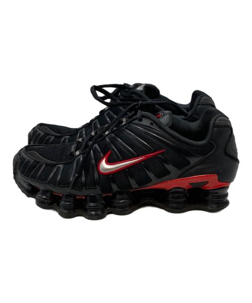 NIKE（ナイキ）NIKE (ナイキ) SHOX TL BLACK/METALLIC SILVER-UNIVERSITY RED ブラック サイズ:24.5cmの古着・服飾アイテム