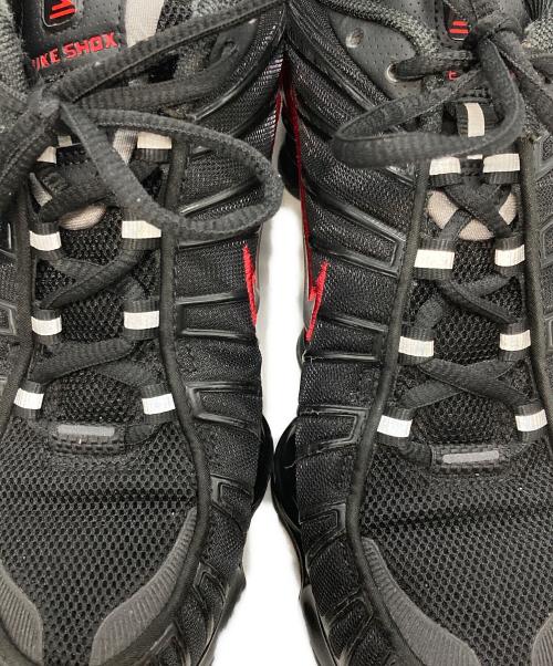NIKE（ナイキ）NIKE (ナイキ) SHOX TL BLACK/METALLIC SILVER-UNIVERSITY RED ブラック サイズ:24.5cmの古着・服飾アイテム