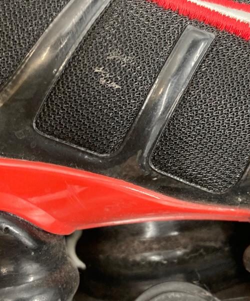 NIKE（ナイキ）NIKE (ナイキ) SHOX TL BLACK/METALLIC SILVER-UNIVERSITY RED ブラック サイズ:24.5cmの古着・服飾アイテム
