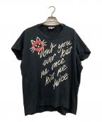 Vivienne Westwood RED LABELヴィヴィアンウエストウッドレッドレーベル）の古着「キスミーキティTシャツ」｜ブラック