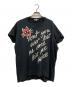 Vivienne Westwood RED LABEL（ヴィヴィアンウエストウッドレッドレーベル）の古着「キスミーキティTシャツ」｜ブラック