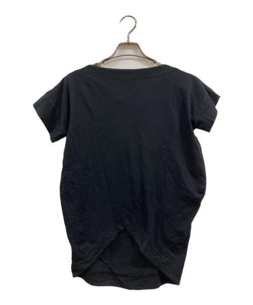 Vivienne Westwood RED LABEL（ヴィヴィアンウエストウッドレッドレーベル）Vivienne Westwood RED LABEL (ヴィヴィアンウエストウッドレッドレーベル) ウサギ×オーブ刺繍 Tシャツ ブラック サイズ:2の古着・服飾アイテム