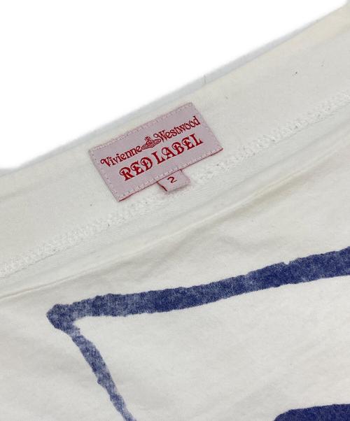 Vivienne Westwood RED LABEL（ヴィヴィアンウエストウッドレッドレーベル）Vivienne Westwood RED LABEL (ヴィヴィアンウエストウッドレッドレーベル) バニーハニーカットソー ホワイト サイズ:2の古着・服飾アイテム