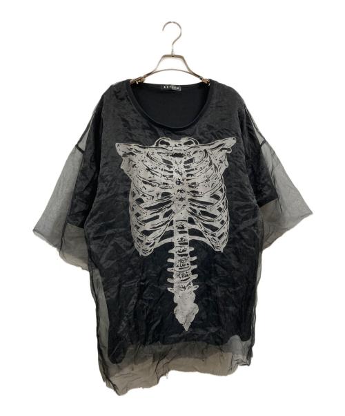 REFLEM（レフレム）REFLEM (レフレム) カットソー ブラック サイズ:FREEの古着・服飾アイテム