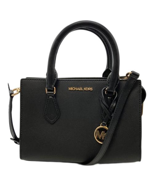 MICHAEL KORS（マイケルコース）MICHAEL KORS (マイケルコース) 2WAYショルダーバッグ ブラックの古着・服飾アイテム