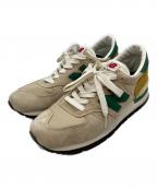 NEW BALANCEニューバランス）の古着「New Balance M990TG1 BEIGE」｜ベージュ