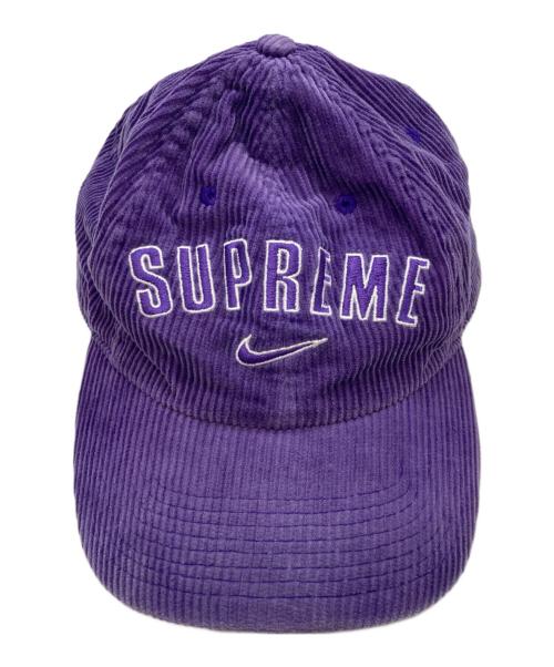SUPREME（シュプリーム）Supreme (シュプリーム) NIKE (ナイキ) ARC CORDUROY 6-PANEL パープルの古着・服飾アイテム