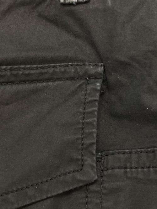 STONE ISLAND（ストーンアイランド）STONE ISLAND (ストーンアイランド) ガーメントダイ テーパード カーゴパンツ ブラック サイズ:W34の古着・服飾アイテム