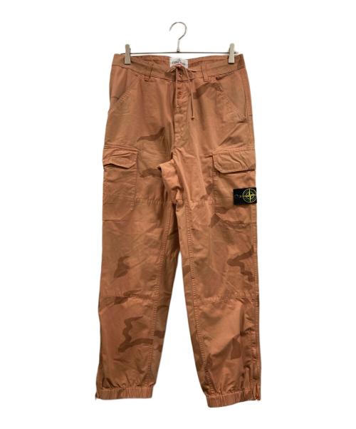STONE ISLAND（ストーンアイランド）STONE ISLAND (ストーンアイランド) SUPREME (シュプリーム) Camo Cargo Pant ピンク サイズ:W30の古着・服飾アイテム