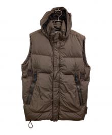 STONE ISLAND（ストーンアイランド）の古着「ガーメントダイナイロンレップスダウンベスト」｜ブラウン