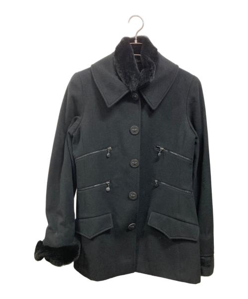 CHANEL（シャネル）CHANEL (シャネル) カシミヤコート ブラック サイズ:42の古着・服飾アイテム