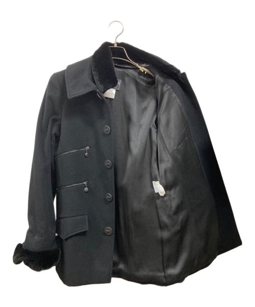 CHANEL（シャネル）CHANEL (シャネル) カシミヤコート ブラック サイズ:42の古着・服飾アイテム
