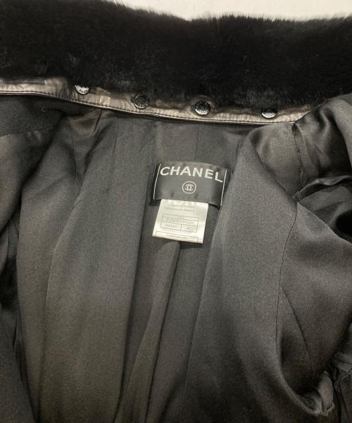 CHANEL（シャネル）CHANEL (シャネル) カシミヤコート ブラック サイズ:42の古着・服飾アイテム