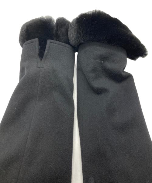 CHANEL（シャネル）CHANEL (シャネル) カシミヤコート ブラック サイズ:42の古着・服飾アイテム