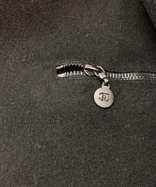CHANEL（シャネル）CHANEL (シャネル) カシミヤコート ブラック サイズ:42の古着・服飾アイテム