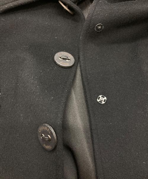 CHANEL（シャネル）CHANEL (シャネル) カシミヤコート ブラック サイズ:42の古着・服飾アイテム