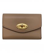 MULBERRYマルベリー）の古着「ダーリーフォールデットマルチカードウォレット」｜ベージュ
