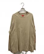 SUPREMEシュプリーム）の古着「INTARSIA SLEEVE LONG-TOP」｜ベージュ