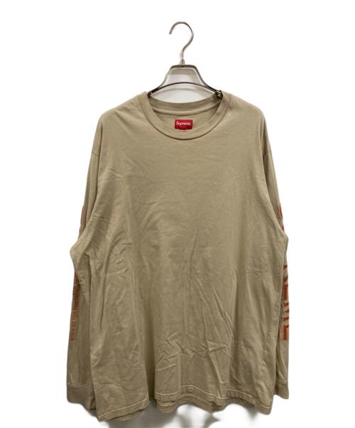 SUPREME（シュプリーム）SUPREME (シュプリーム) INTARSIA SLEEVE LONG-TOP ベージュ サイズ:XLの古着・服飾アイテム