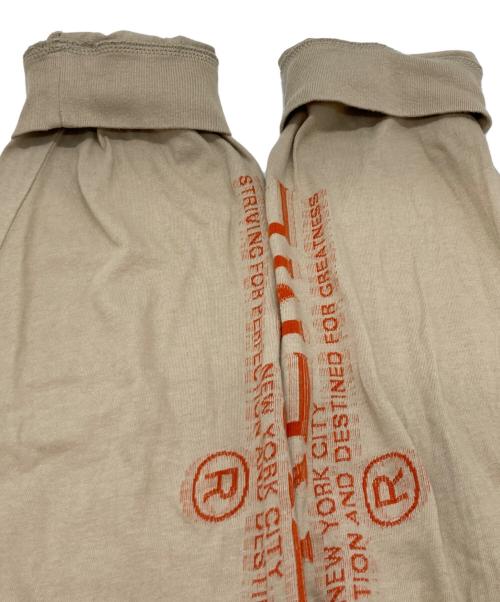 SUPREME（シュプリーム）SUPREME (シュプリーム) INTARSIA SLEEVE LONG-TOP ベージュ サイズ:XLの古着・服飾アイテム