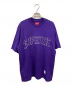 SUPREMEシュプリーム）の古着「SKETCH EMBROIDERED S/S TOP」｜パープル