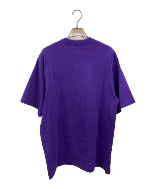 SUPREME（シュプリーム）SUPREME (シュプリーム) SKETCH EMBROIDERED S/S TOP パープル サイズ:Sの古着・服飾アイテム
