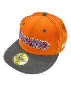 SUPREME×New Eraシュプリーム×ニューエラ）の古着「GONZ LOGO CAP」｜オレンジ