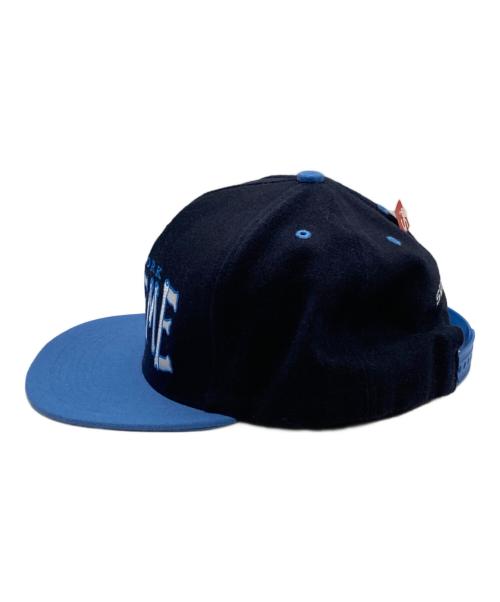 SUPREME（シュプリーム）Supreme (シュプリーム) BONES LOGO 5-PANEL CAP ブルー×ブラックの古着・服飾アイテム