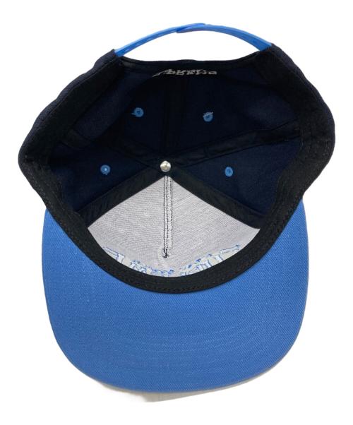 SUPREME（シュプリーム）Supreme (シュプリーム) BONES LOGO 5-PANEL CAP ブルー×ブラックの古着・服飾アイテム