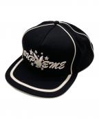SUPREME×PLAY BOYシュプリーム×プレイボーイ）の古着「PLAYBOY 5-PANEL CAP」｜ブラック