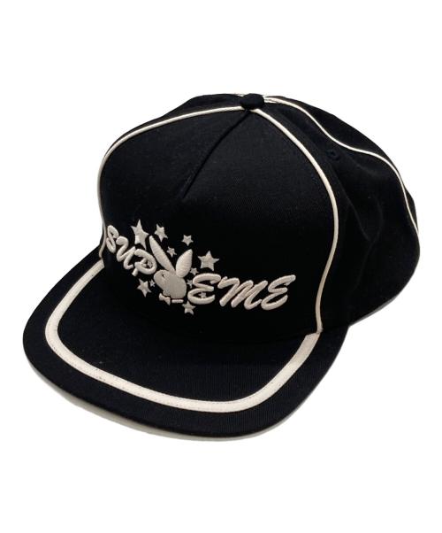 SUPREME（シュプリーム）SUPREME (シュプリーム) PLAY BOY (プレイボーイ) PLAYBOY 5-PANEL CAP ブラックの古着・服飾アイテム