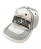 SUPREMEシュプリーム）の古着「BIG STITCH 6-PSNRL CAP」｜ホワイト