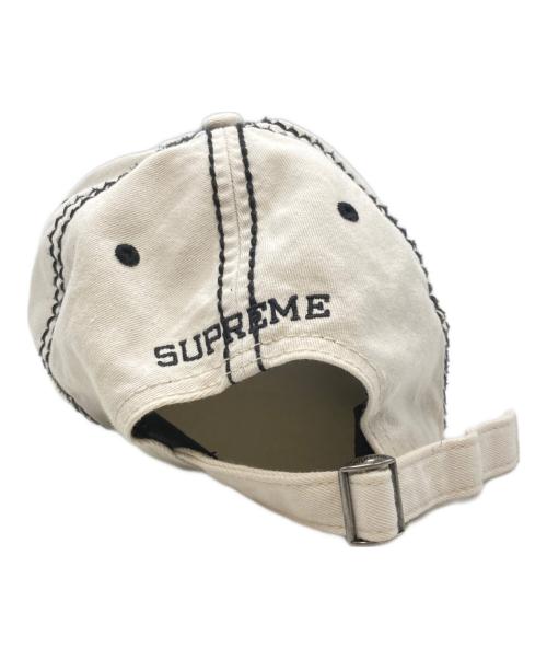 SUPREME（シュプリーム）Supreme (シュプリーム) BIG STITCH 6-PSNRL CAP ホワイトの古着・服飾アイテム