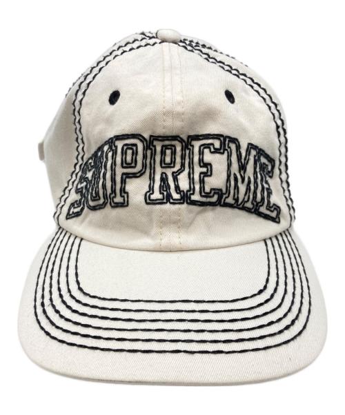 SUPREME（シュプリーム）Supreme (シュプリーム) BIG STITCH 6-PSNRL CAP ホワイトの古着・服飾アイテム