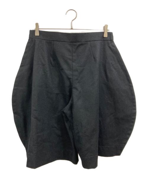 COMME des GARCONS（コムデギャルソン）COMME des GARCONS (コムデギャルソン) 変形 ウール ワイドハーフパンツ ブラック サイズ:Sの古着・服飾アイテム