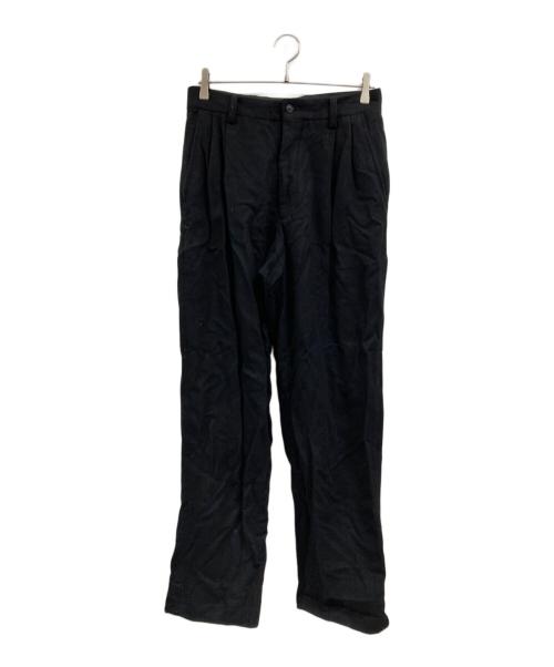 ISSEY MIYAKE MEN（イッセイミヤケメン）ISSEY MIYAKE MEN (イッセイミヤケメン) ウールスラックス ブラック サイズ:Ｍの古着・服飾アイテム
