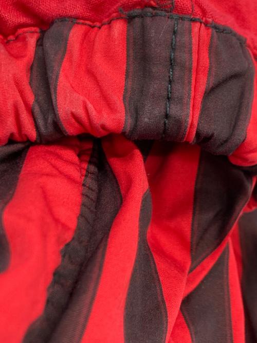 COMME des GARCONS SHIRT（コムデギャルソンシャツ）COMME des GARCONS SHIRT (コムデギャルソンシャツ) ストライプコーチジャケット レッド サイズ:Lの古着・服飾アイテム