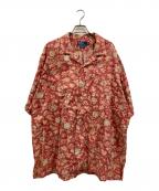 POLO RALPH LAURENポロ・ラルフローレン）の古着「花柄開襟シャツ」｜レッド