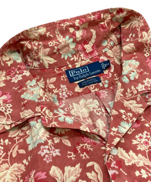 POLO RALPH LAUREN（ポロ・ラルフローレン）POLO RALPH LAUREN (ポロ・ラルフローレン) 花柄開襟シャツ レッド サイズ:XXLの古着・服飾アイテム