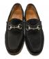 中古・古着 GUCCI (グッチ) ホースビットローファー ブラック サイズ:39：18000円