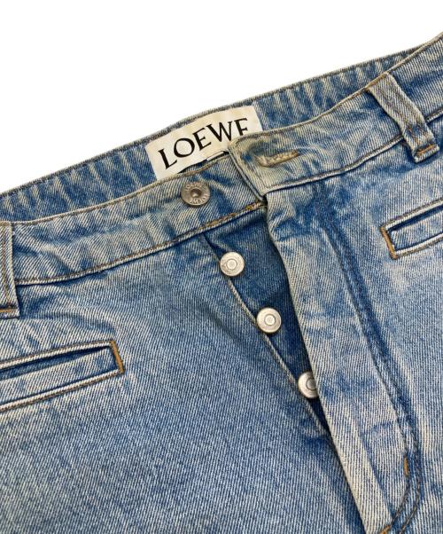 LOEWE（ロエベ）LOEWE (ロエベ) フィッシャーマンデニムパンツ ブルー サイズ:42の古着・服飾アイテム
