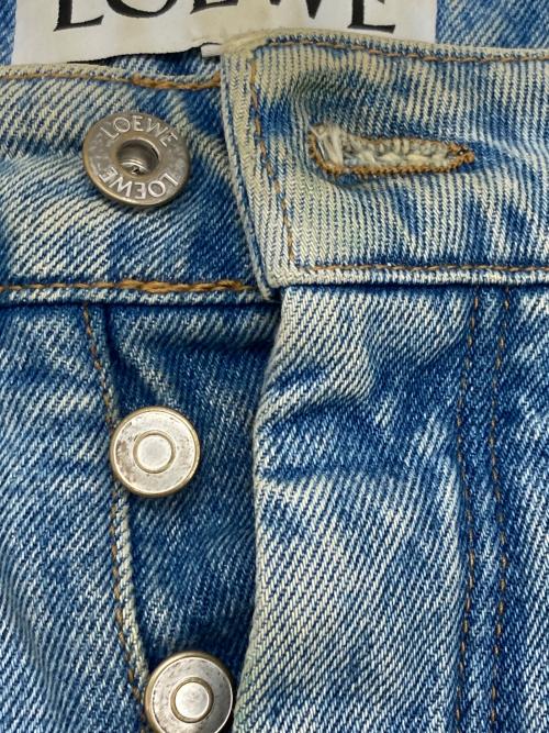 LOEWE（ロエベ）LOEWE (ロエベ) フィッシャーマンデニムパンツ ブルー サイズ:42の古着・服飾アイテム
