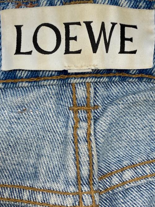 LOEWE（ロエベ）LOEWE (ロエベ) フィッシャーマンデニムパンツ ブルー サイズ:42の古着・服飾アイテム