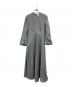 mame kurogouchi（マメクロゴウチ）の古着「curved pleated dress」｜ブルー