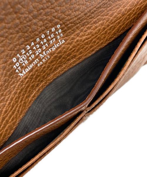 Maison Margiela（メゾンマルジェラ）Maison Margiela (メゾンマルジェラ) 4ステッチ ハンドル ロングウォレット ブラウンの古着・服飾アイテム
