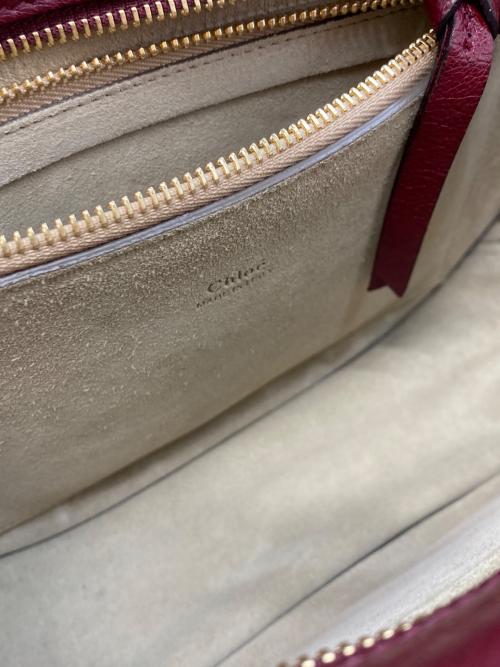 Chloe（クロエ）Chloe (クロエ) Pixieミディアムバッグ レッドの古着・服飾アイテム