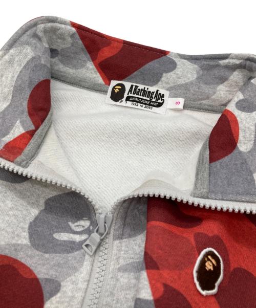 A BATHING APE（アベイシングエイプ）A BATHING APE (アベイシングエイプ) I Love Bape Half Zip Sweatshirt グレー サイズ:Sの古着・服飾アイテム