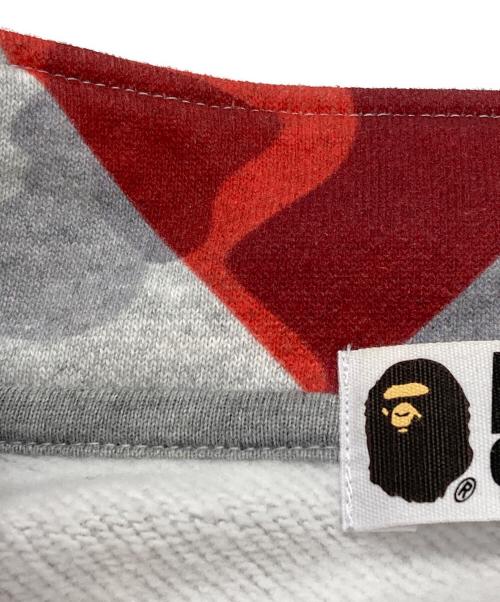 A BATHING APE（アベイシングエイプ）A BATHING APE (アベイシングエイプ) I Love Bape Half Zip Sweatshirt グレー サイズ:Sの古着・服飾アイテム