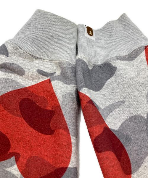 A BATHING APE（アベイシングエイプ）A BATHING APE (アベイシングエイプ) I Love Bape Half Zip Sweatshirt グレー サイズ:Sの古着・服飾アイテム