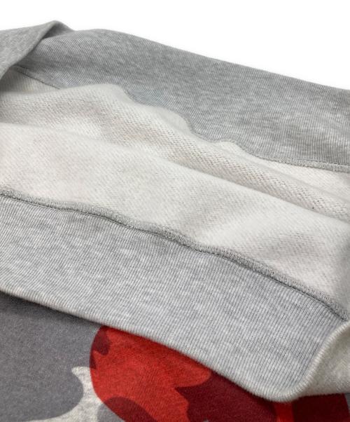 A BATHING APE（アベイシングエイプ）A BATHING APE (アベイシングエイプ) I Love Bape Half Zip Sweatshirt グレー サイズ:Sの古着・服飾アイテム
